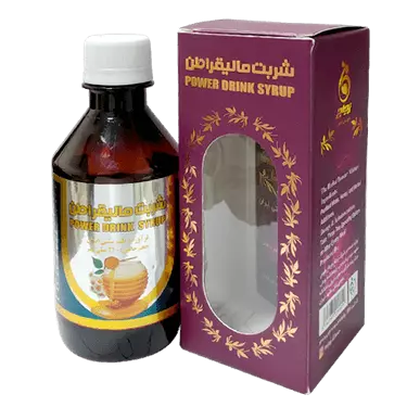 شربت مالیقراطن (پاوردرینک) 240 میلی لیتر زجاج درمان