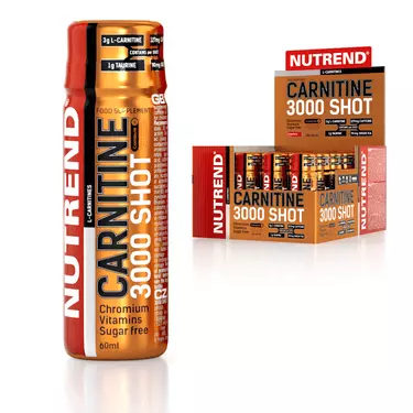 ال کارنیتین 3000 شات 60*20 میلی لیتر (Nutrend Carnitine) ناترند