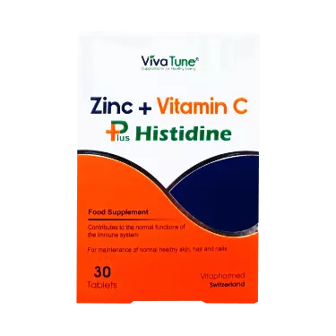قرص زینک + ویتامین ث پلاس هیستیدین 30 عددی ویواتیون ویتا فارمد