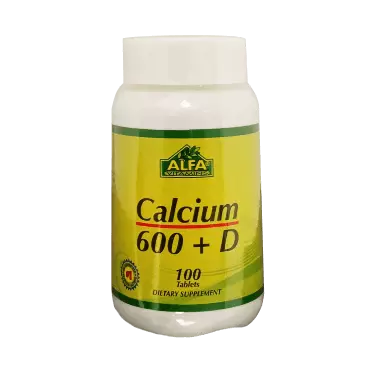 قرص کلسیم + دی 600 میلی گرم آلفا ویتامین