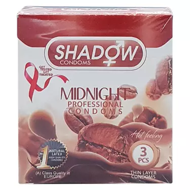 کاندوم Midnight بسته 3 عددی شادو