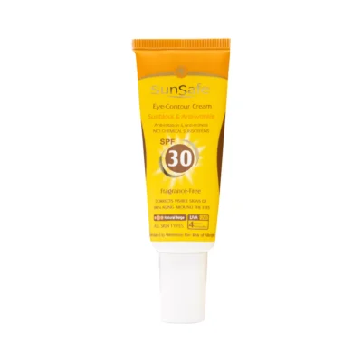 کرم دور چشم حاوی ضد آفتاب SPF30 بژ طبیعی سان سیف