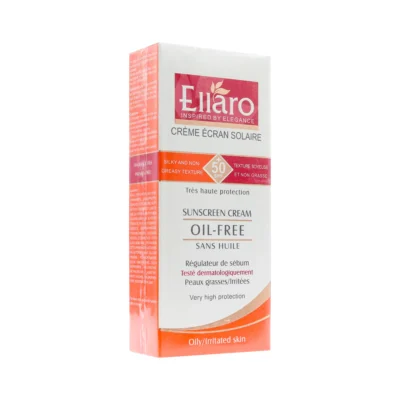 کرم ضد آفتاب +SPF50 فاقد چربی بی رنگ 40 میلی لیتر الارو