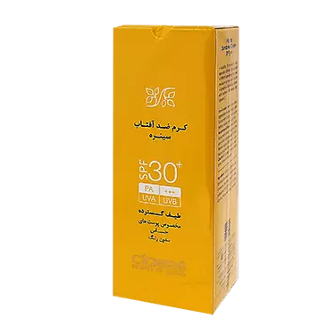 کرم ضد آفتاب SPF30 بدون رنگ 50 میلی لیتر سینره