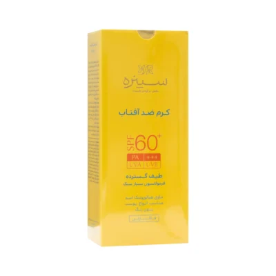 کرم ضد آفتاب SPF60 بدون رنگ 50 میلی لیتر سینره