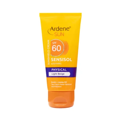 کرم ضد آفتاب SPF60 فیزیکال پوست حساس رنگی بژ روشن آردن