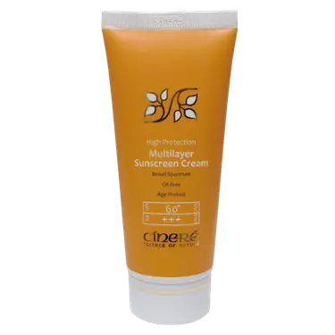 کرم ضدآفتاب +SPF60 حجم 50 میلی لیتر سینره