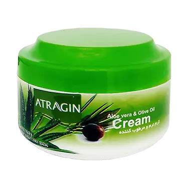 کرم مرطوب کننده آلوئه ورا + زیتون 200 میلی لیتر عطرآگین