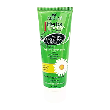 کرم گیاهی دست و صورت SPF15 تیوپی 40 میلی لیتر هرباسنس آردن