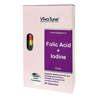 کپسول فولیک اسید + ید 60 عددی ویواتیون ویتا فارمد