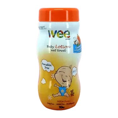 دستمال مرطوب کودک حاوی عصاره همیشه بهار 70 عددی وی کر Wee Care